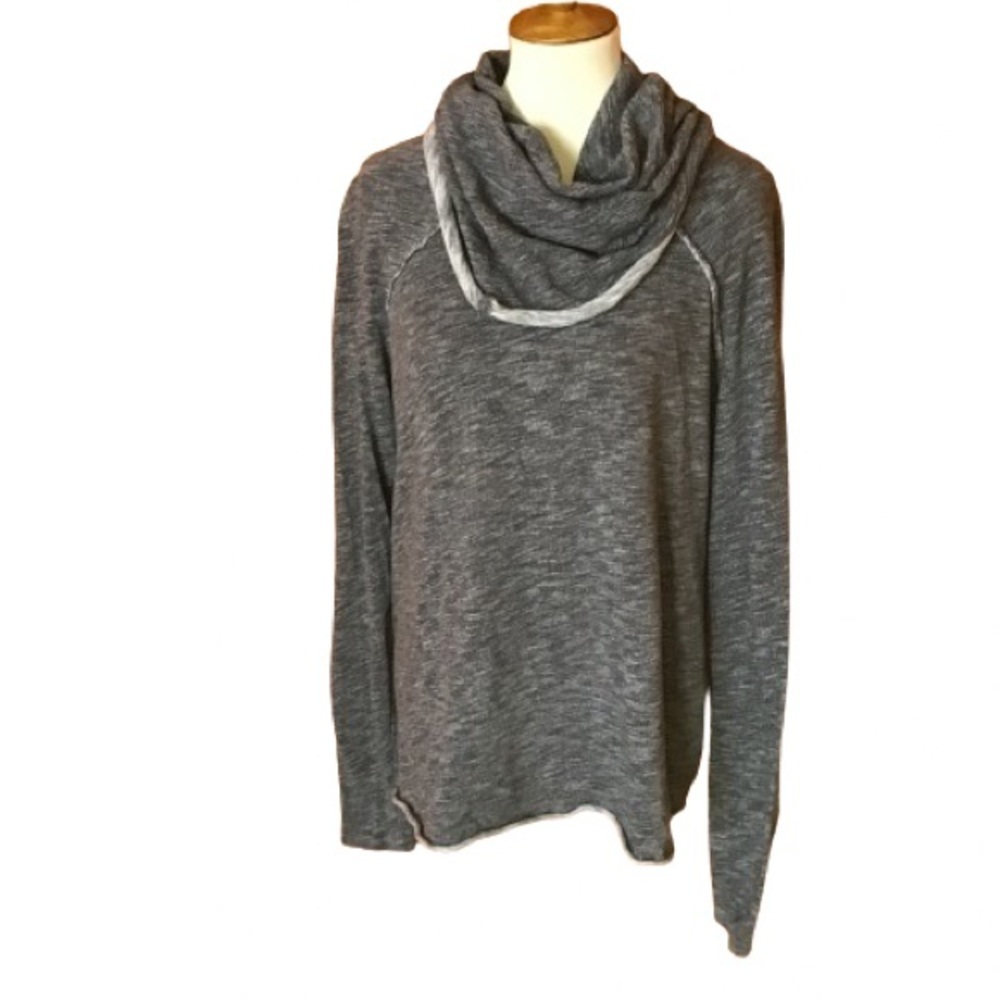 Free People Beach Cocoon Cowl Neck Oversized Slouchy Top